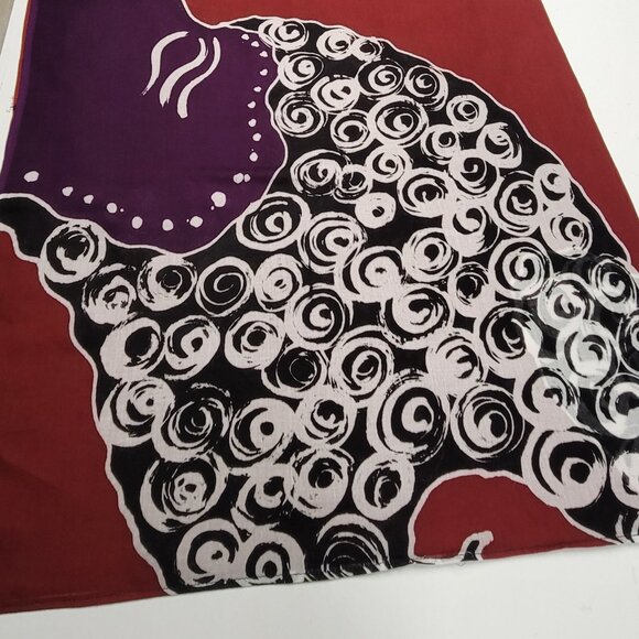 Cover Up Handpainted Cotton Batik Coverups Strapless Dress Wrapskirt Home Accent - Picture 2 of 6